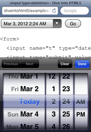 Datepicker