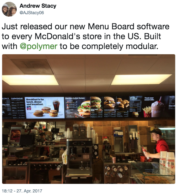 McDonalds + Polymer